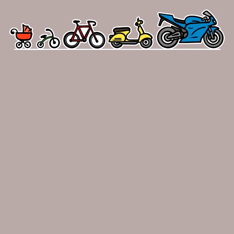 Biker Evolution Motorrad Entwicklung Fortschritt