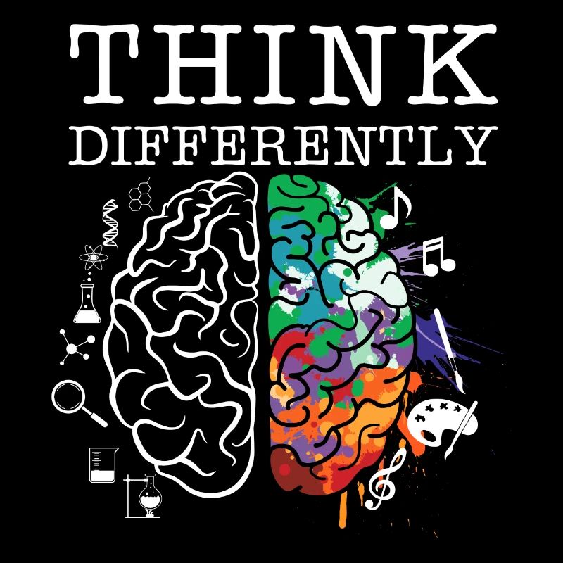 Think Differently Art Nerds Smart Geek