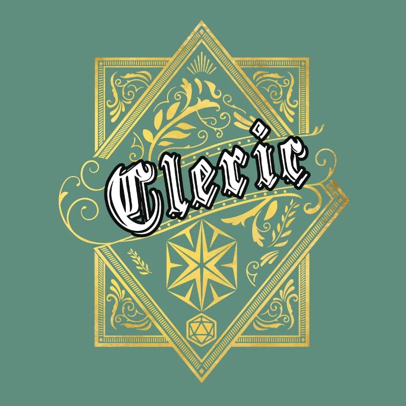 JDR Cleric RPG character classes