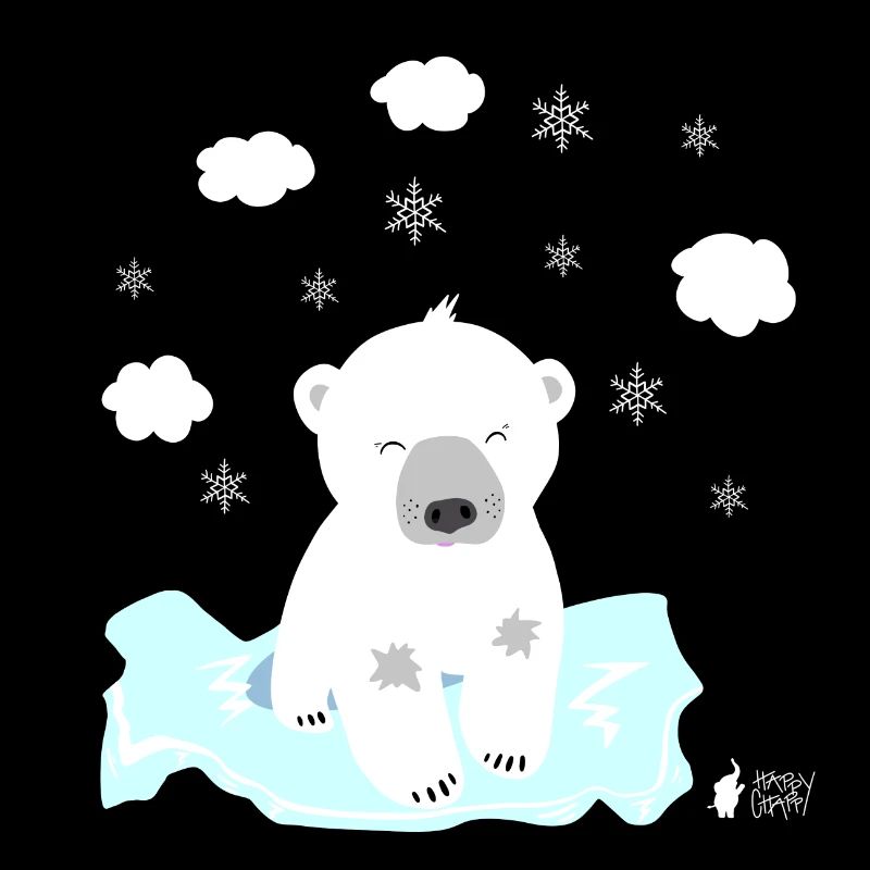 Eisbär auf einer Eisscholle