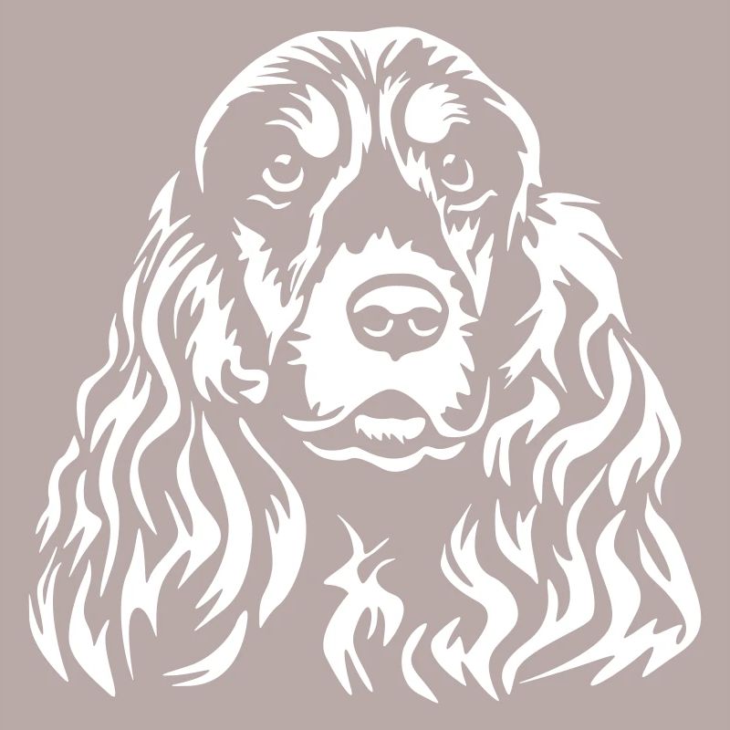 Cocker Spaniel Head "Black Edition"