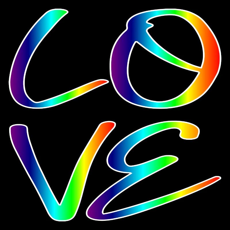 EQUALITY LOVE RESPECT - RAINBOW LGBTQ