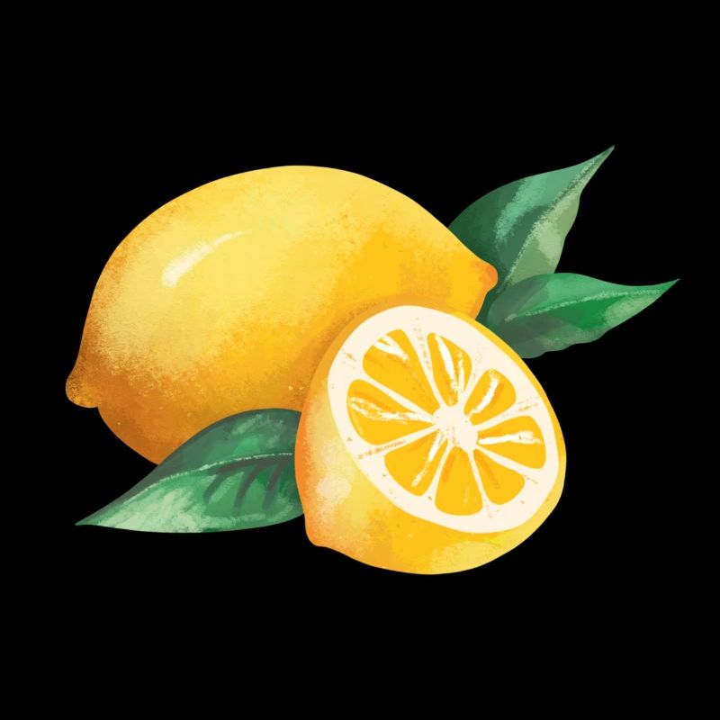 Zitrone Aquarell Italien Limone