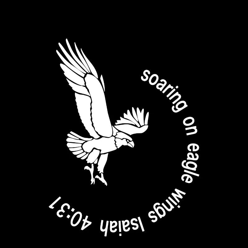 Christian Design Soaring on Eagle Wings Isaiah 40