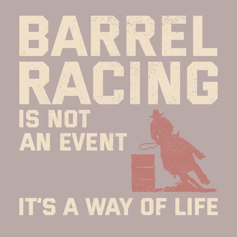 Barrel Racer Racing Équitation Course Rodeo