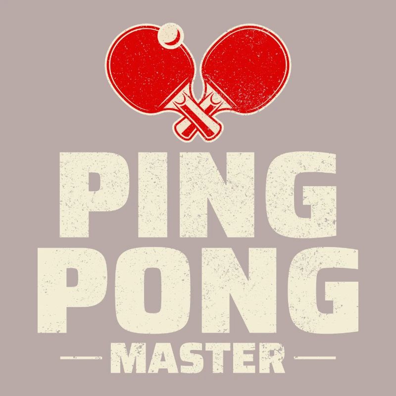 Ping Pong Master Table Tennis Coach Paddle Player