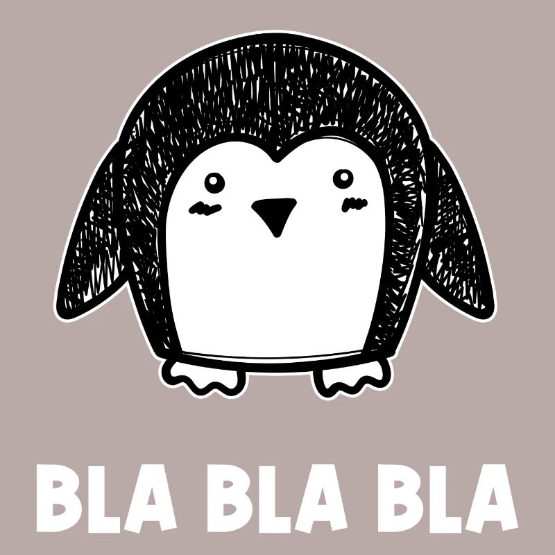 Tier Schnee Spruch Eis Vogel Pinguin Seevogel