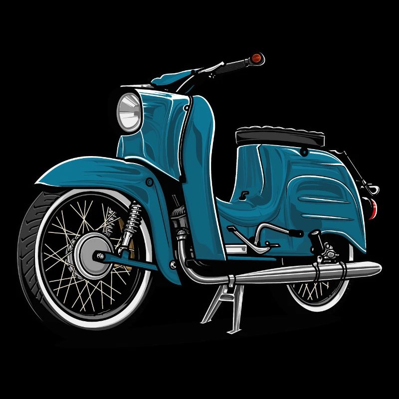 Schwalbe (blau) // Illustration