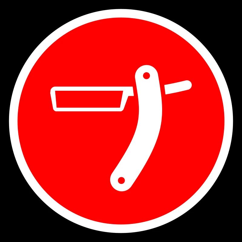 Shaving Barber Circle