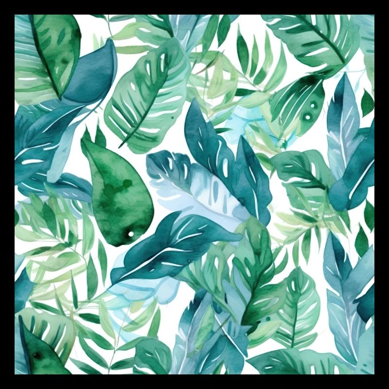 Watercolour Leaf Pattern