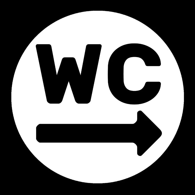 WC arrow left - no more constant inquiries;)