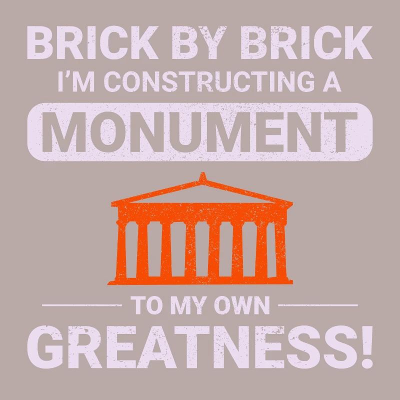 Monumental Brick Mastery: Humorous Bricklayer