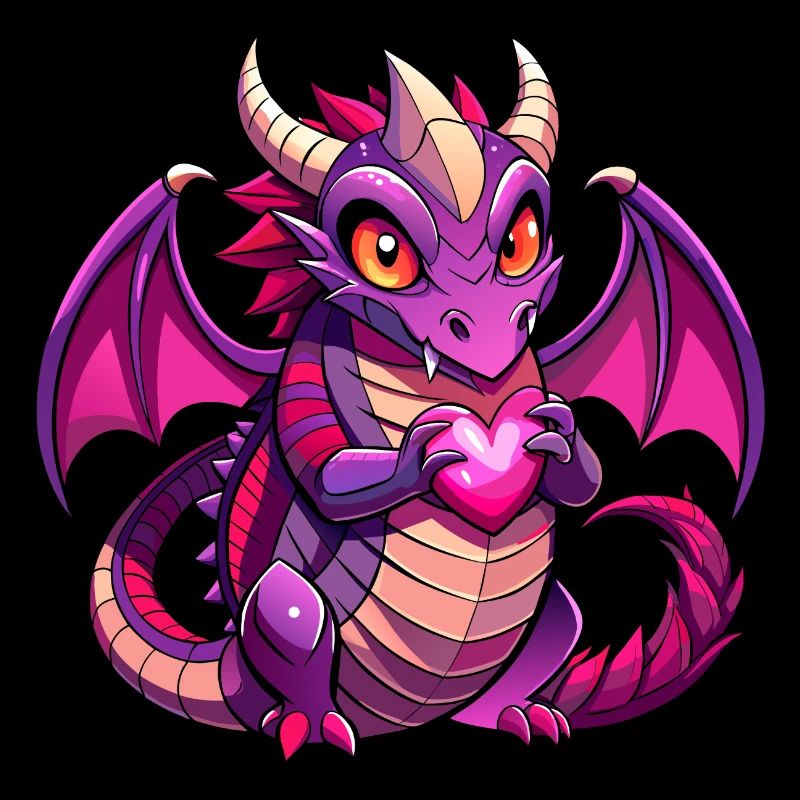 Dragon coloré