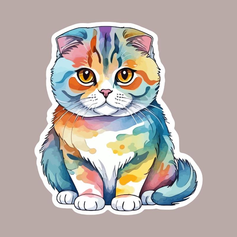 Scottish Fold Scottish Fold-Eared Cat