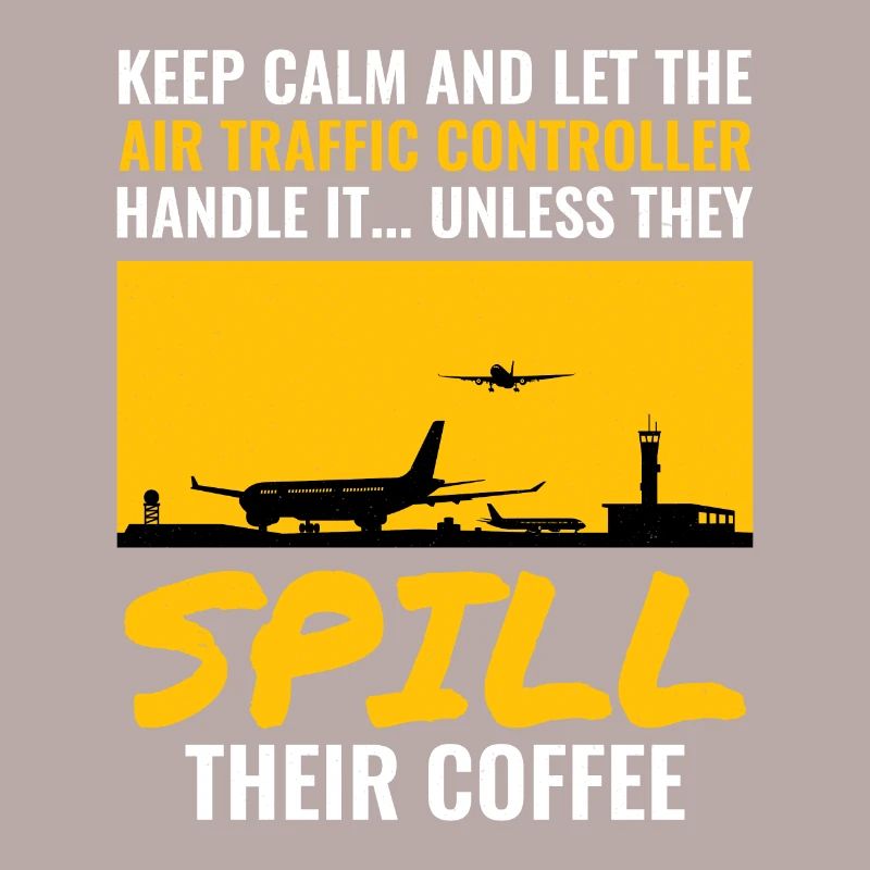 Air Traffic Coffee Controller ATC Aviation Humor