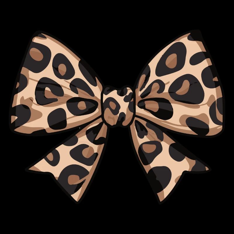 LARGE BOW WITH LEOPARD TREND