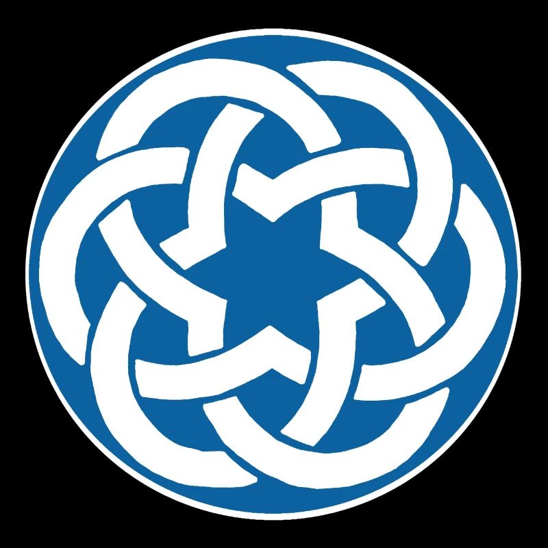 étoile celte bleu