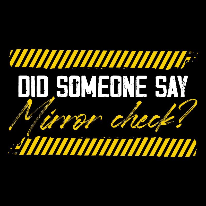 Mirror Check Bold Graphic Design