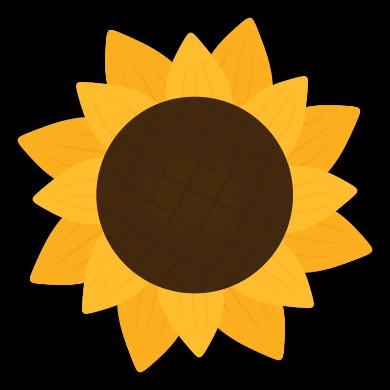 Sunny Sunflower Botanical Pattern