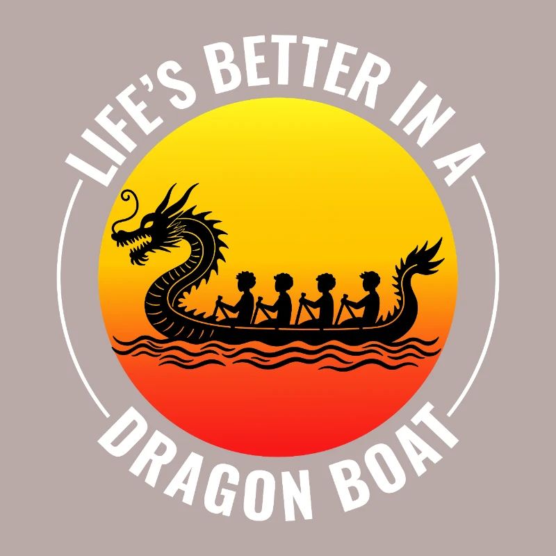 Équipage de course de bateaux-dragons