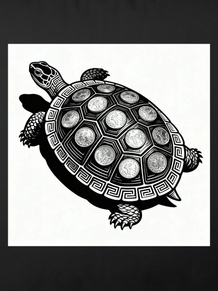 Münz-Schildkröte Geometrie