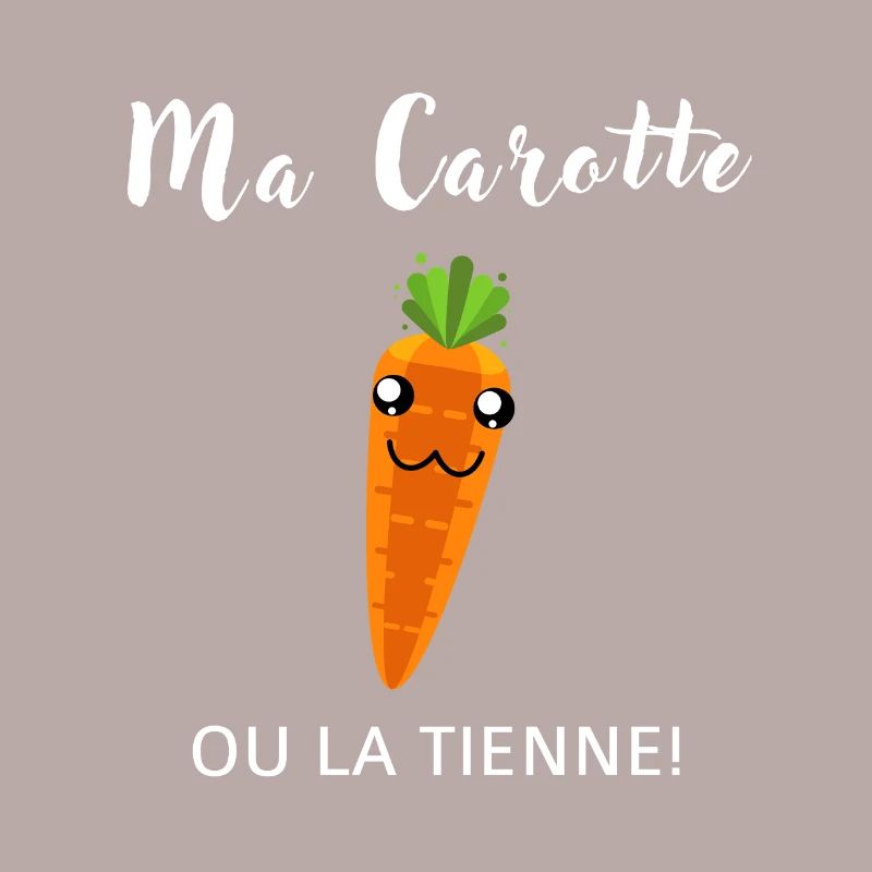 Meine lächelnde Karotte oder deine