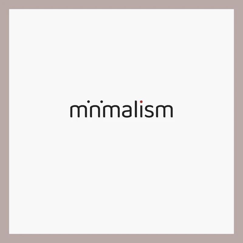 Typographie minimaliste – Conception d’affiche propre