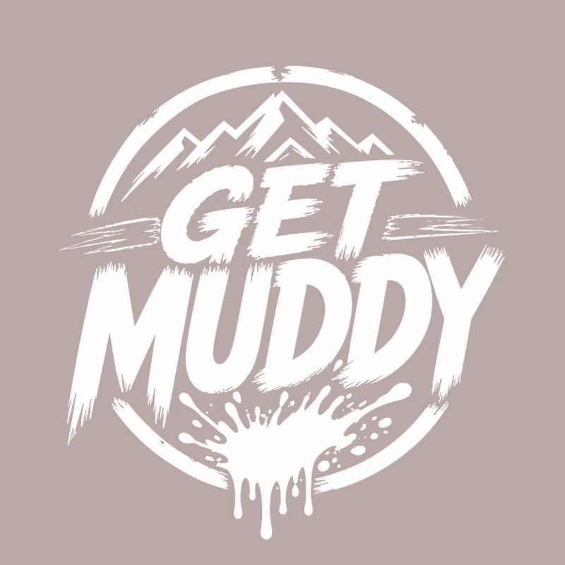 Get Muddy - White Logo