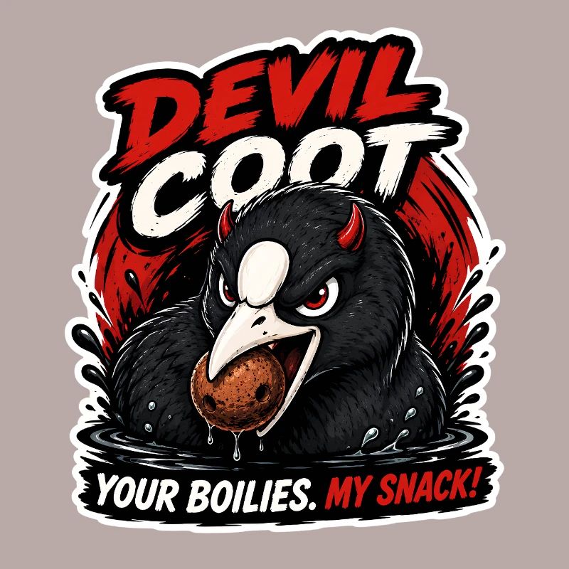 Conception drôle de pêche à la carpe Devil Coud