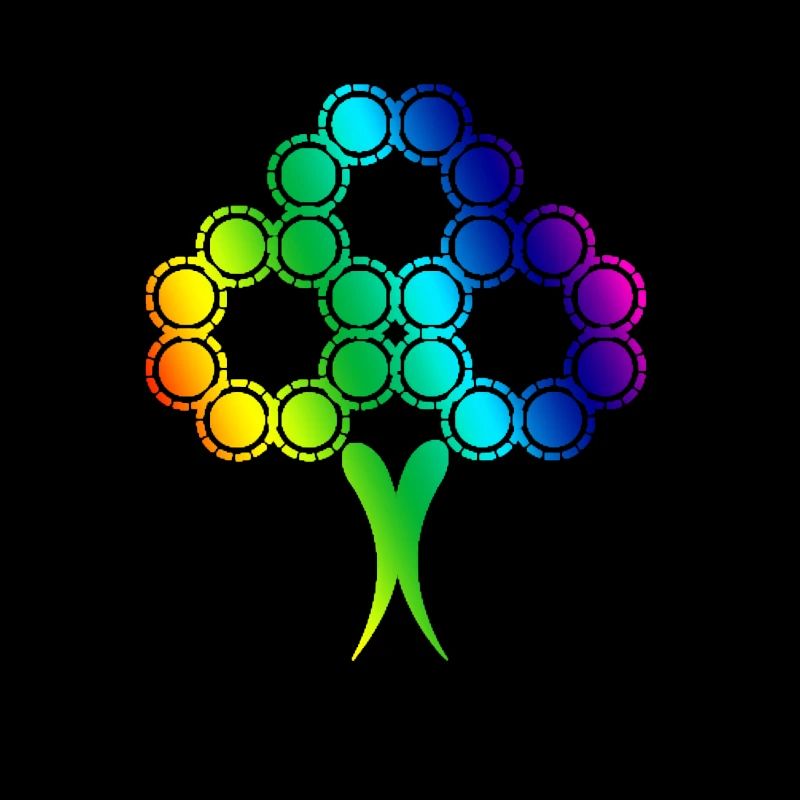 Regenbogen Bäumchen