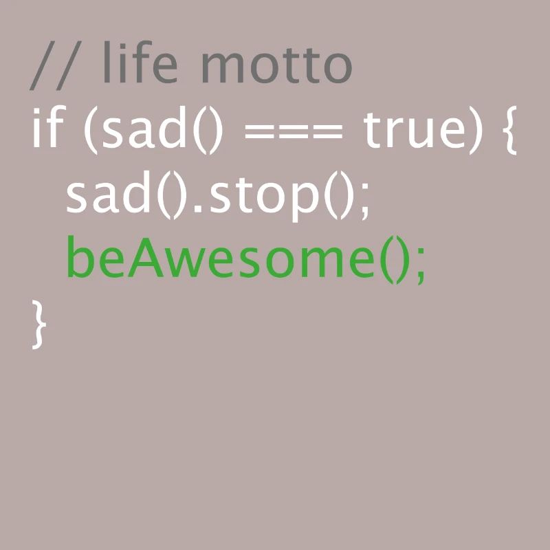 Informatik Nerd Geek Programmierer lebensmotto