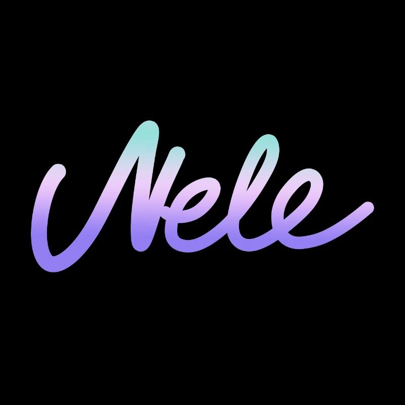 nele first name name graffiti tag schreibschrift bunt