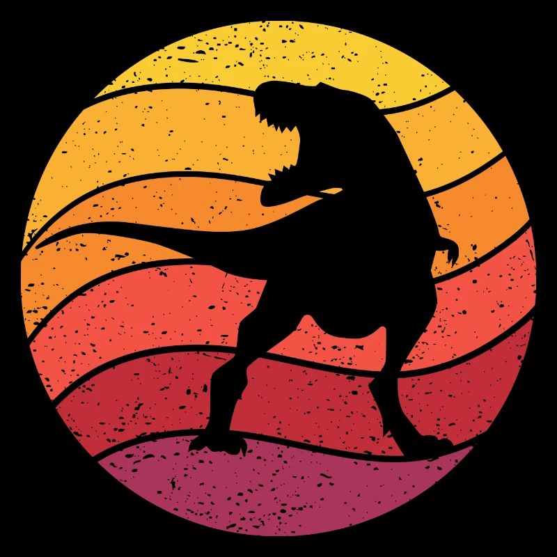 Dinosaurier Retro Style Vintage