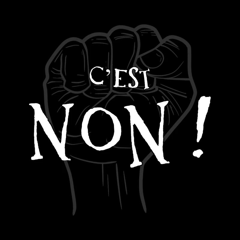 C'est non ! rebel manifestation