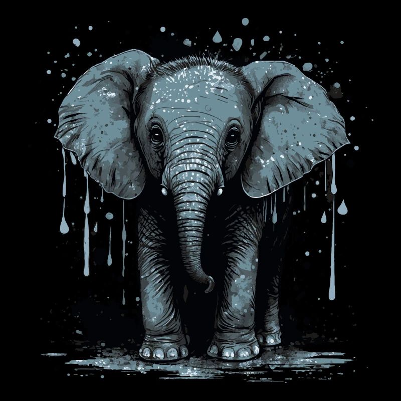 Mignon bébé éléphant