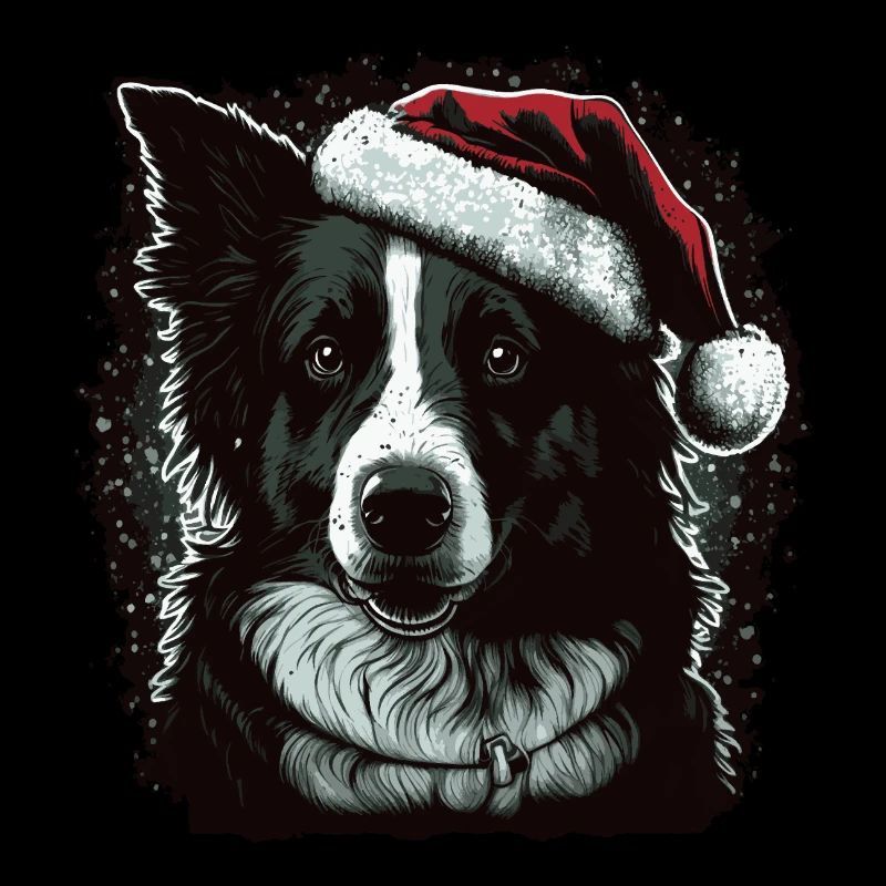 xmas Border Collie