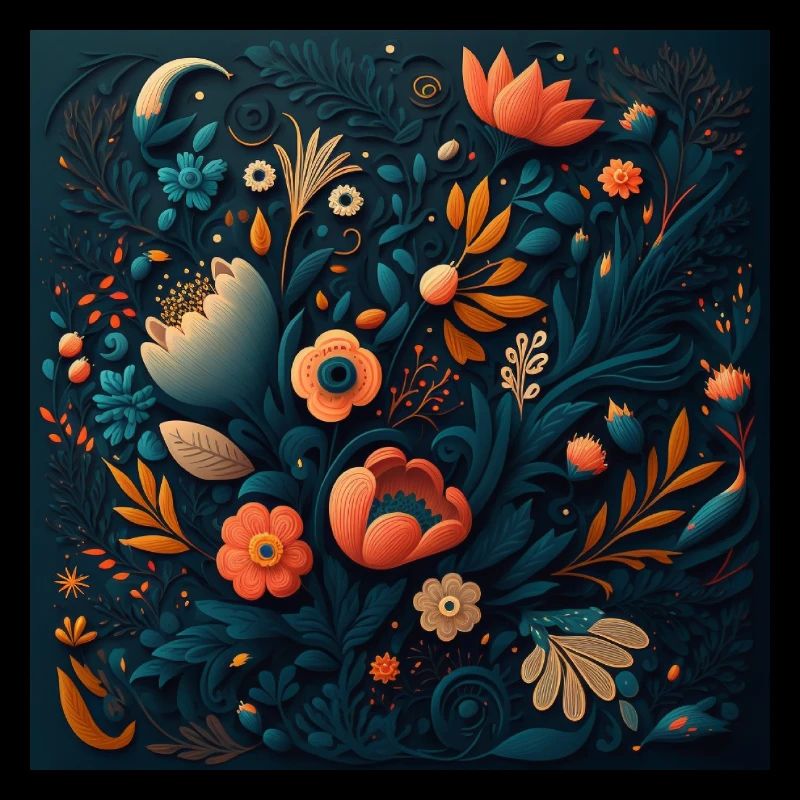 Botanicals Flower Pattern