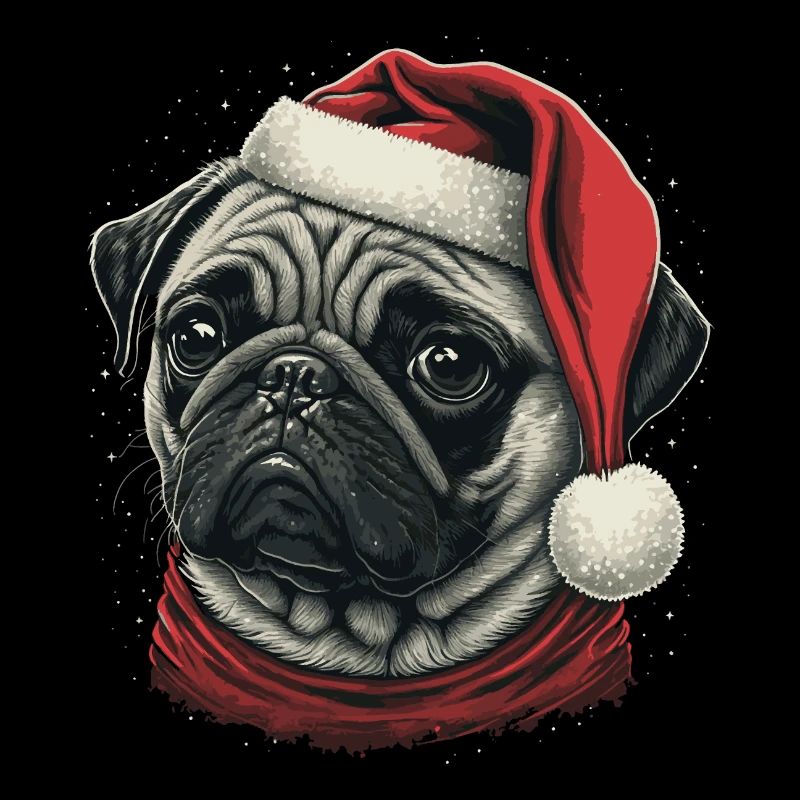 Pug xmas