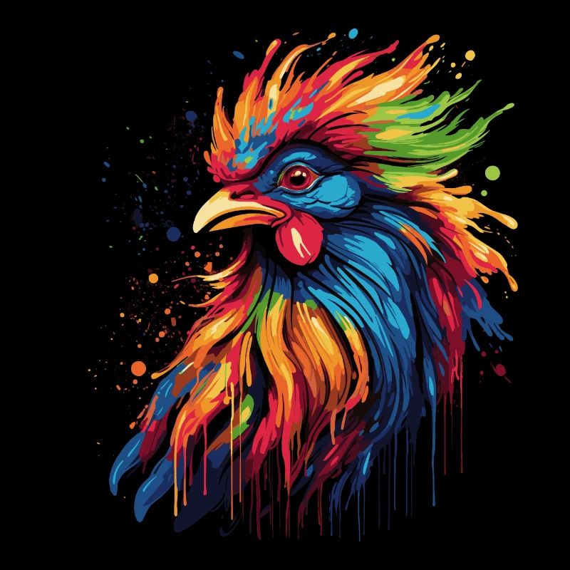 A proud rooster