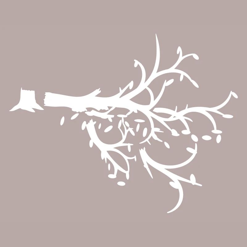 Felled Lumberjack Tree Forest Sapling Silhouette