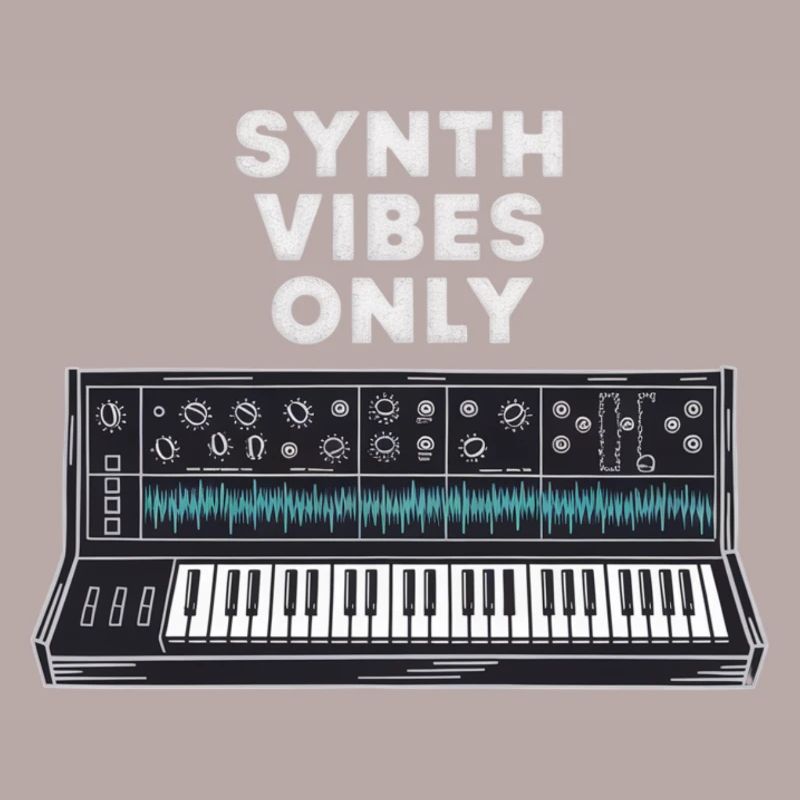 Retro Synth Vibes uniquement Conception de clavier