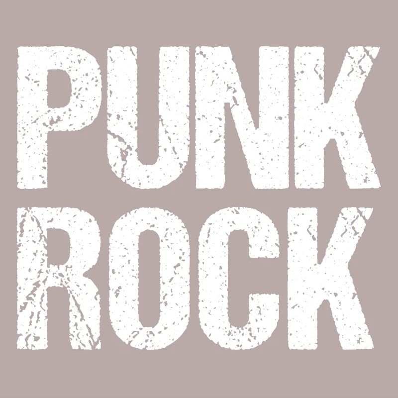 Punk Rock Distressed Typography