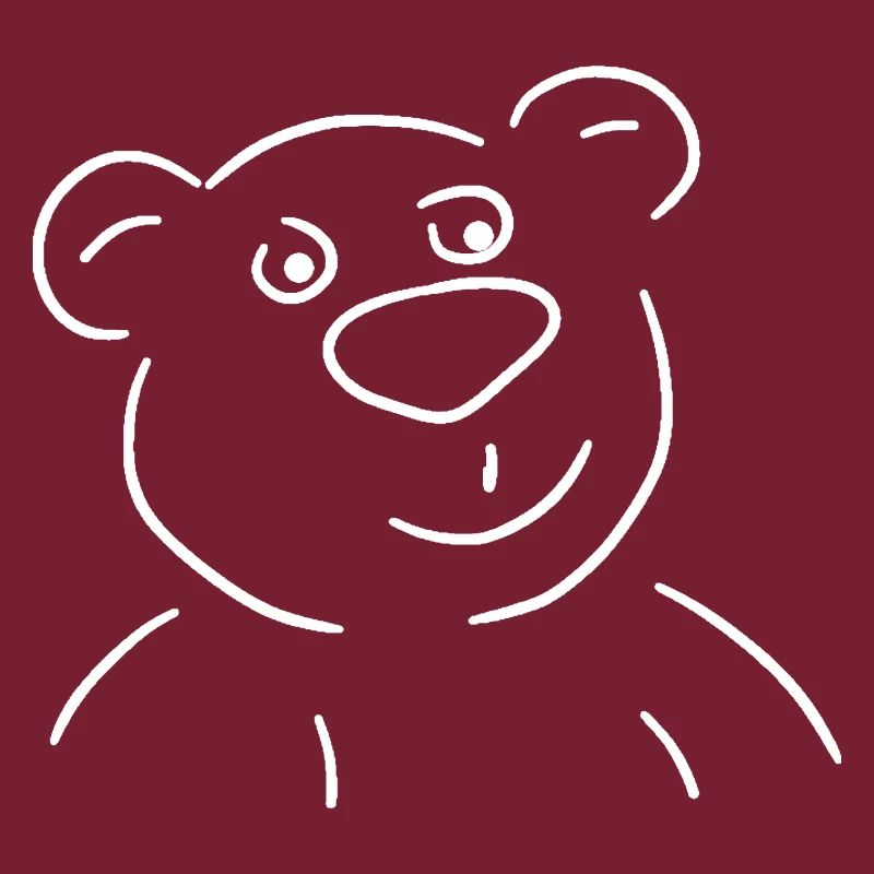 Comic Zeichnung Kinder Teddy Bär bester Freund