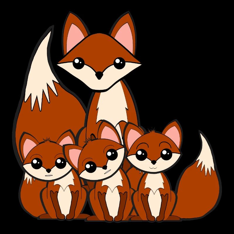 Mrs. Foxworthy and her cubs