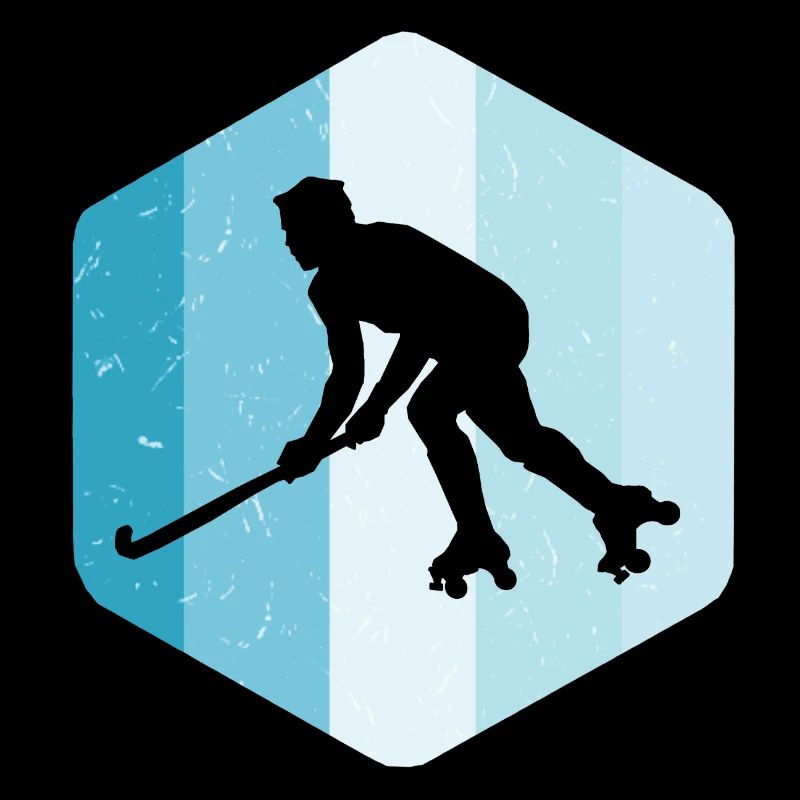 Roll hockey player