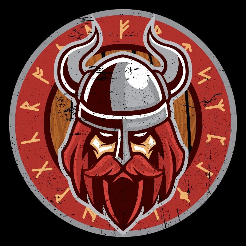 Wikinger Odin | Rabengott Krieger Walhalla Valknut