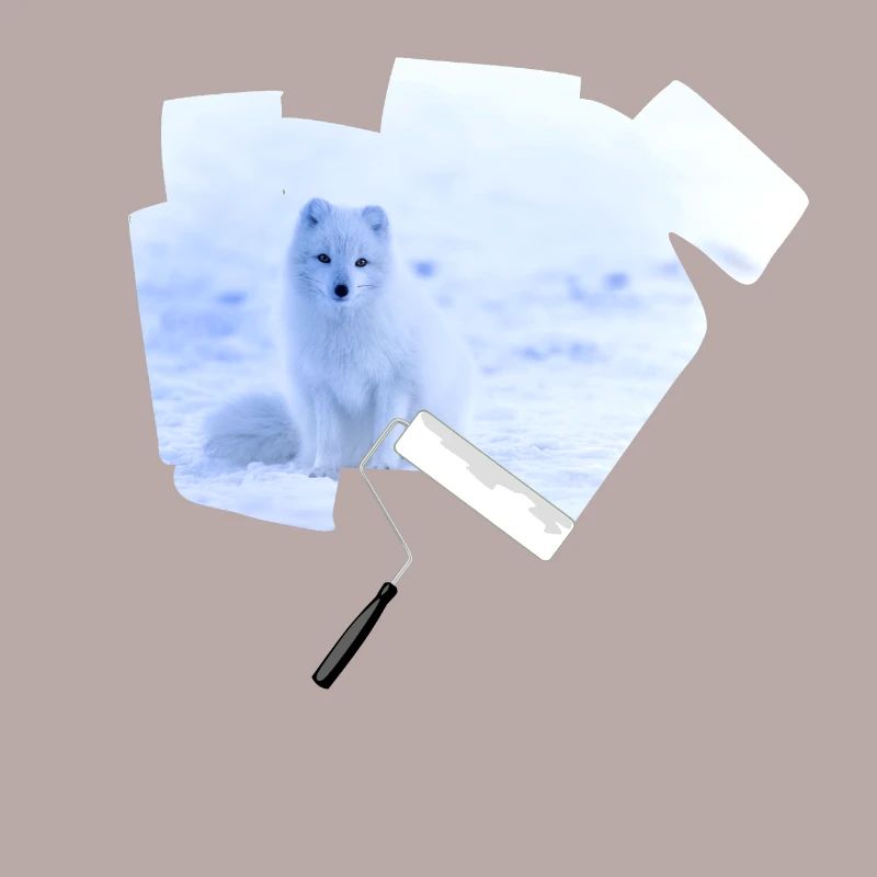 Paint roller polar fox