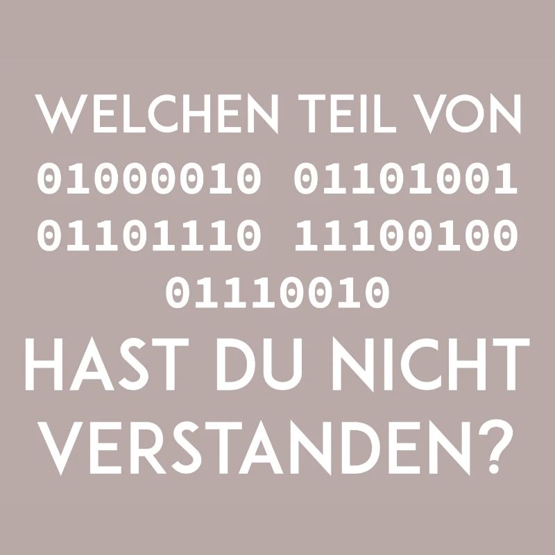 Nerd binary funny gift geek programmer