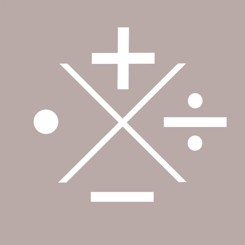 Math Symbol Plus Genius Physicist Nerd Gift