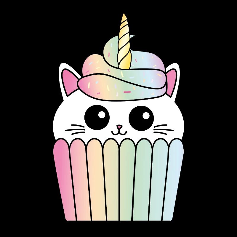 Cadeau de grignotine muffin chat licorne caticorne chat